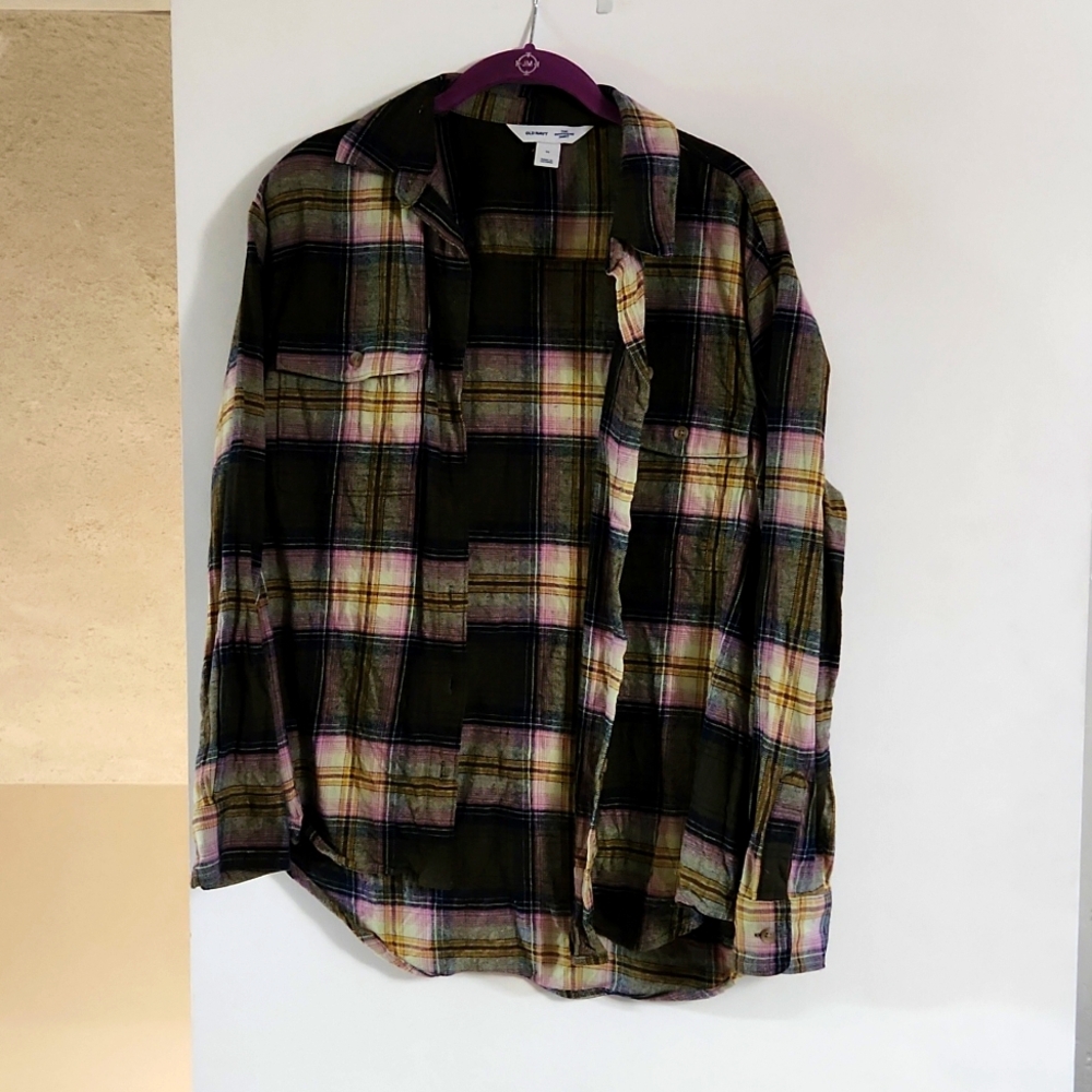 Old Navy womens boyfriend flannel